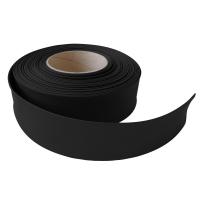 UIS-R100 35-17-025 BLACK ROLL Shrink Tube. the roll is 25 m. The diameter before shrinkage is 35 mm. after 17 m. Black. TM Uniel.