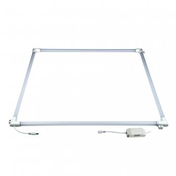 ULO-Q190 6060-36W-6500K WHITE Светильник светодиодный потолочный рамка 595x595мм. Дневной свет 6500K. Корпус белый. В комплекте с и-п. ТМ Volpe.