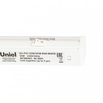 ULI-P21-35W-SPSB IP40 WHITE Светильник для растений светодиодный линейный. 1150мм. выкл. на корпусе. Спектр для рассады и цветения. TM Uniel