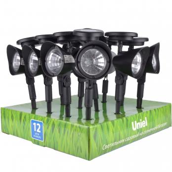 USL-C-691-PT270 FLASH SET12 Садовый светильник на солнечной батарее. в составе набора из 12шт. Белый свет. 1xAA Ni-Cd аккумулятор в-к. IP44. TM Uniel.