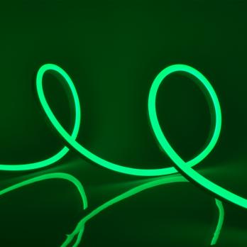 ULS-N21-2835-120LED-m-8mm-IP67-220V-8W-m-50M-GREEN Светодиодная гибкая герметичная лента. NEON. Бобина 50 м. Зеленый свет. TM Uniel.