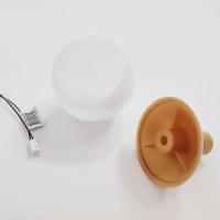UFP-R80-N62-G4 OPAL-GOLD Set for the manufacture of decorative lamp: diffuser opal D80mm. base with pipe adapter D16mm. cartridge G4. Gold. TM Uniel