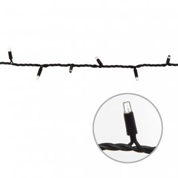 ULD-S1000-120-TBK WARM WHITE IP67 Гирлянда светодиодная с эффектом мерцания. 10м. Соединяемая. 120 светодиодов. Теплый белый свет. Провод черный. TM Uniel.