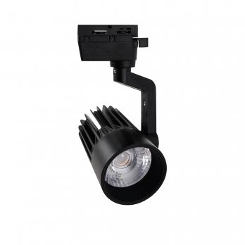 ULB-Q274 25W-4000К BLACK Светильник-прожектор светодиодный трековый. 2200 Лм. Белый свет 4000К. Корпус черный. ТМ Volpe.