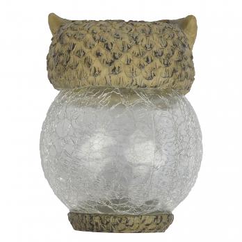 USL-S-813-GT160 OWL Садовый светильник на солнечной батарее Сова. 1 светодиод. Белый свет. 1xАА Ni-Mh аккумулятор в-к. IP44. TM Uniel