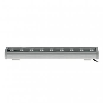ULF-L52-9W-RGB-L50 DC24V IP65 SILVER Прожектор светодиодный линейный. 500мм. RGB. DC24V. Алюминий. TM Uniel