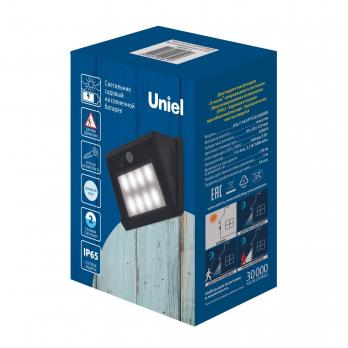 USL-F-163-PT120 SENSOR Садовый светильник на солнечной батарее. с датчиком движения. Белый свет. 1xАА Li-Io аккумулятор в-к. IP65. TM Uniel.