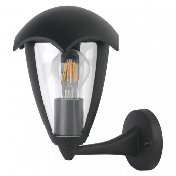 UUL-S80A 60W-E27 IP54 BLACK Светильник  уличный. под лампу Е27. Архитектурный накладной. Корпус черный. TM Uniel