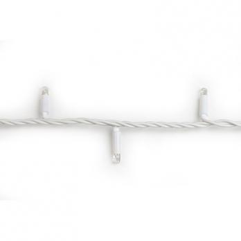 ULD-S1000-120-SWK MULTI IP67 Гирлянда светодиодная со статическим свечением. 10м. Соединяемая.120 светодиодов. Разноцветный свет. Провод белый. ТМ Uniel