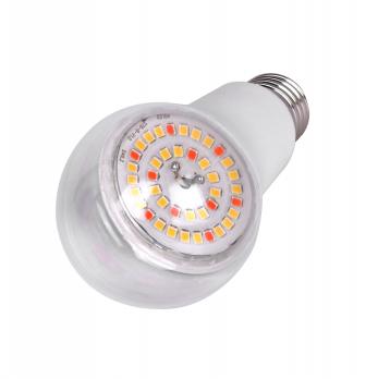 LED-A60-15W-SPFB-E27-CL PLP30WH Лампа светодиодная для растений. Форма A. прозрачная. Спектр для фотосинтеза. Картон. ТМ Uniel LED-A60-15W-SPFB-E27-CL PLP30WH Лампа светодиодная для растений. Форма A. прозрачная. Спектр для фотосинтеза. Картон. ТМ Uniel