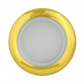 DLS-A201 GU5.3 IP44 GOLD Светильник декоративный встраиваемый. серия Arno. Без лампы. цоколь GU5.3. Металл. Золото. ТМ Fametto