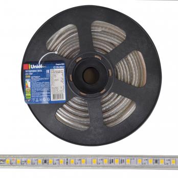 ULS-2835-120LED-m-10mm-IP67-220V-10W-m-50M-4000K Светодиодная гибкая герметичная лента. Бобина 50 м. Белый свет 4000K. TM Uniel.