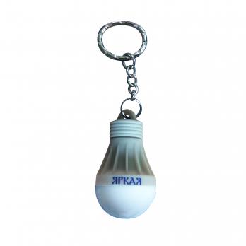 S-KL023-T GREY Фонарь-брелок Яркая. серии Стандарт. 1LED. 4xLR41 в-к. Пластик. Серый. ТМ Uniel.