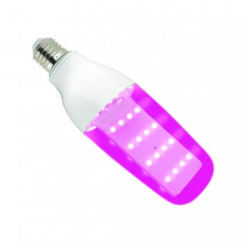 LED-B82-12W-SPBR-E27-CL PLP33WH Лампа светодиодная для растений. Форма DOUBLESIDE. прозрачная. Спектр для рассады и досвечивания в период роста. Картон. ТМ Uniel