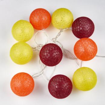 ULD-S0135-010-STB-2AA WARM WHITE IP20 TANGLES-3 Гирлянда светодиодная Клубки-3 на батарейках 2AA не в-к. 1.35м. 10 светодиодов. Теплый белый свет. Провод прозрачный. TM Uniel