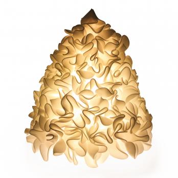 ULW-R07 T-WHITE+GREEN-150C-A Ель белая Светильник светодиодный со сменными лампами в-к. белая + зеленая. E27. Плафон D150мм. прозрачный. Белое основание. TM Uniel