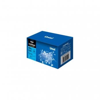 ULD-S0500-050-DTA WHITE IP20 Гирлянда светодиодная с контроллером. 5м. 50 светодиодов. Белый свет. Провод прозрачный. ТМ Uniel