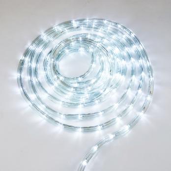 ULD-D50 8M-С08 IP44 WHITE Гирлянда светодиодная Дюралайт. 8м. С контроллером. Белый свет. Провод прозрачный. ТМ Uniel