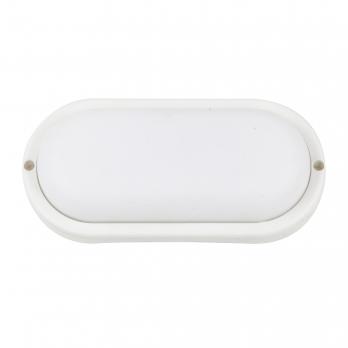 ULW-Q226 18W-6500К IP65 WHITE Светильник светодиодный влагозащищенный. Овал. Дневной свет 6500K. 193x93 мм. Корпус белый. ТМ Volpe