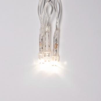 ULD-C1515-100-DTA WARM WHITE IP20 Занавес светодиодный. 1.5х1.5м. 100 светодиодов. Теплый белый свет. Провод прозрачный. TM Uniel