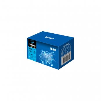 ULD-S0500-050-DTA BLUE IP20 Гирлянда светодиодная с контроллером. 5м. 50 светодиодов. Синий свет. Провод прозрачный. ТМ Uniel