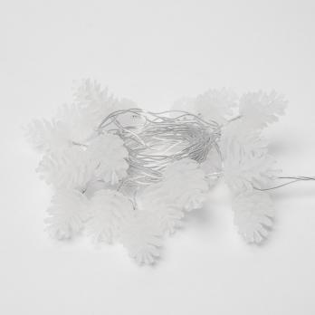 ULD-S0280-020-DTA WARM WHITE IP20 PINE CONES Гирлянда светодиодная Шишки . 20 светодиодов. 2.8 м. теплый белый. IP20. провод прозрачный.