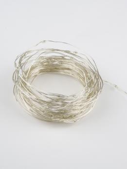 ULD-S1000-100-SCB-3AA WHITE IP20 DEW Гирлянда светодиодная на батарейках 3AA не в-к. Роса. 10м. 100 светодиодов. Белый свет. Провод медный. TM Uniel