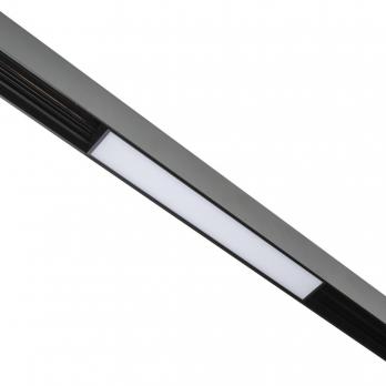 ULB-M70-12W-4000K-35 BLACK Светильник-прожектор линейный светодиодный трековый. Для магнитных шинопроводов. 900 Лм. Белый свет 4000К. Черный. ТМ Uniel