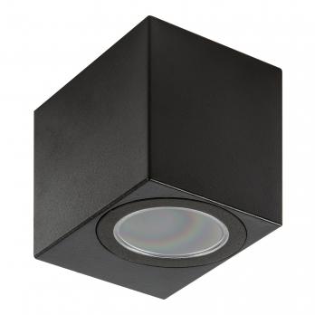 UUL-P41A 6W-GU10 IP65 BLACK Светильник уличный. под лампу GU10. Архитектурный накладной. Корпус черный. TM Uniel