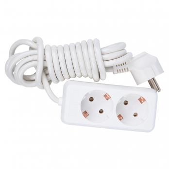 S-GCD2-3 Удлинитель Uniel серии Стандарт. с-з. 2 гн.. шнур 3 м