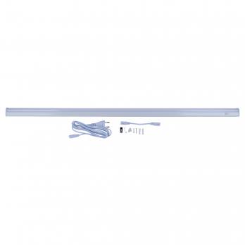 ULI-P11-24W-SPFR IP40 WHITE MATTE Светильник для растений светодиодный линейный. 872мм. выкл. на корпусе. Алюминий. Спектр для фотосинтеза. TM Uniel