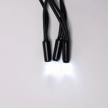 ULD-C3020-384-TBK WHITE IP67 Занавес светодиодный с эффектом мерцания. 3х2м. Соединяемый. 384 светодиода. Белый свет. Провод черный. TM Uniel