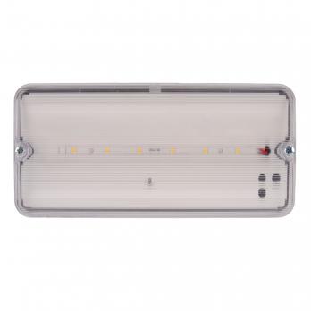 ULW-K25A 6W-4000K IP65 WHITE Светильник светодиодный влагозащищенный. Белый свет 4000K. 660Лм. Размер 220x105x50мм. Корпус белый. ТМ Uniel