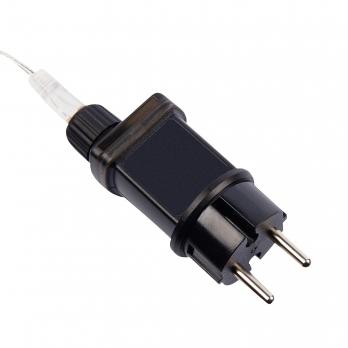 ULD-B25006-440-TTK WHITE IP44 Бахрома светодиодная с эффектом мерцания. 25м. Соединяемая. 440 светодиодов. Белый свет. Провод прозрачный. ТМ Uniel