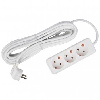 S-GCD3-7 Удлинитель Uniel серии Стандарт. с-з. 3 гн.. шнур 7 м