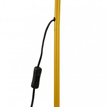 UML-T701 E27 YELLOW Торшер напольный под лампу Е27. 60W. с регулировкой наклона. Механический выключатель. Желтый. ТМ Uniel