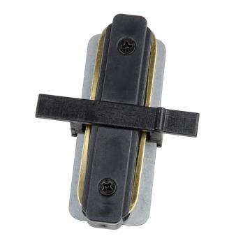 UBX-Q123 R11 BLACK 1 POLYBAG Соединитель для 2-х шинопроводов типа R. прямой внутренний. Однофазный. Черный. ТМ Volpe