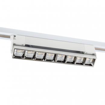 ULB-Q283 20W-4000K WHITE Светильник-прожектор светодиодный трековый. Линейный. 1600 Лм. Белый свет 4000К. Корпус белый. ТМ Volpe