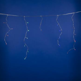 ULD-B2005-048-DTA MULTI IP20 Бахрома светодиодная. 2м. 48 светодиодов. Разноцветный свет. Провод прозрачный. ТМ Uniel