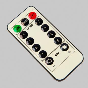 ULD-S5000-500-DTA-RC WHITE IP44 DEW Гирлянда светодиодная Роса. 50м. 500 светодиодов. Белый свет. Пульт ДУ в-к. Провод прозрачный. ТМ Uniel