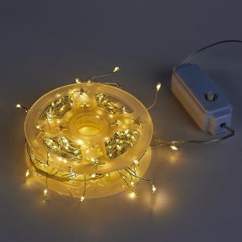 ULD-S1000-250-DTA WARM WHITE IP20 DEWDROP Гирлянда светодиодная Роса. 10м. 250 светодиодов. Теплый белый свет. Провод прозрачный. ТМ Uniel