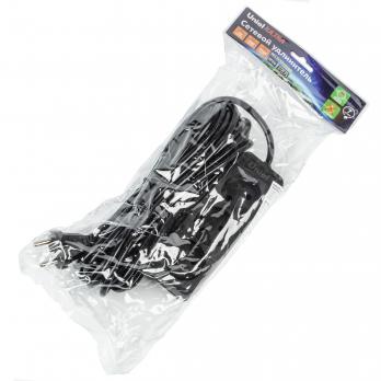 S-CU3-7 BLACK Удлинитель серии Ultra. шнур 7м.. 3 гнезда. 10A. б-з. Черный. TM Uniel