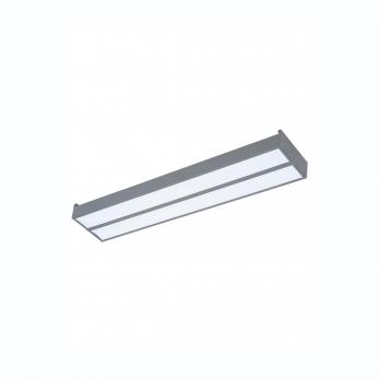 ULO-K15A 2x20W-4000K-L50 IP44 LIGHT GREY Светильник линейный светодиодный подвесной. Белый свет 4000К. Алюминий. Цвет светло-серый. TM Uniel