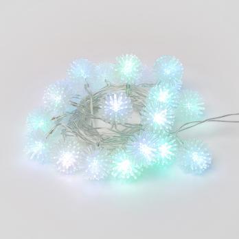 ULD-S0280-020-DTA RGB IP20 BALLS Гирлянда светодиодная Шарики с контроллером. 20 светодиодов. 2.8 м. RGB. IP20. провод прозрачный.