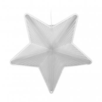 ULD-H4748-045-DTA MULTI IP20 STAR Фигура светодиодная Звезда. 47х48 см. Подвесная. 45 светодиодов. Красный. зеленый. синий свет. Провод прозрачный. TM Uniel.