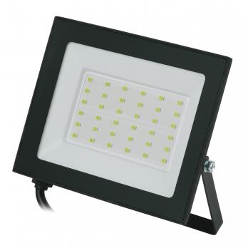 ULF-Q519 50W-GREEN IP65 220-240V BLACK Прожектор светодиодный. Зеленый свет. Корпус черный. TM Volpe