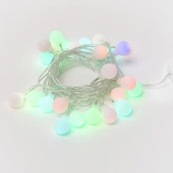 ULD-S0280-025-DTA RGB IP20 RAINBOW Гирлянда светодиодная Радуга . 25 светодиодов. 2.8 м. RGB. IP20. провод прозрачный.