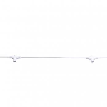 UCX-F90 T05-2M-WH Провод-шина для гирлянд серии F90PRO. 2м. 5 Т-коннекторов. шаг 50см. Статика-мерцание. IP67. Белый. TM Uniel