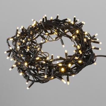 ULD-F90PRO S10M-100-SBK WW Гирлянда светодиодная. 10м. без вилки. Статическое свечение. Соединяемая. 100 светодиодов.Теплый белый свет 2700K. IP67. Провод черный. ТМ Uniel