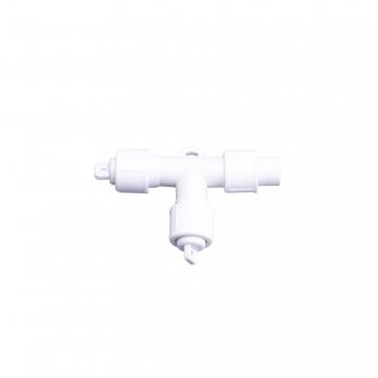 UTC-F90 Y3 WHITE Соединитель для гирлянд серии F90RPO. Т-образный. 1 вход-2 выхода. Белый. ТМ Uniel